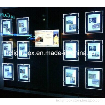 LED Window Display Real Estate Sign Frame